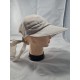 Cappello donna con visiera lino