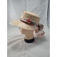 cappello in paglia donna con fiocco